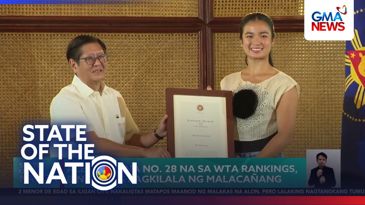 Now World No. 28, Alex Eala feted by PBBM | SONA