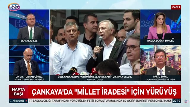 Mansur Yavaş, Çankaya Belediyesi önünde konuştu