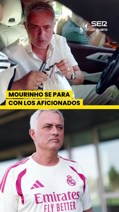 Mourinho se para con la afición en su primer entrenamiento