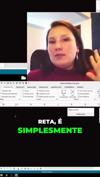 COMO CONSTRUIR RETAS COM MEDIDAS EXATAS NO AUDACES MOLDES
