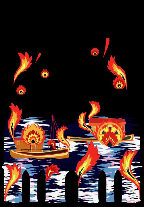 Son et lumière orléans 2021 mappingvideo « le festival de Loire invite les fleuves européens »