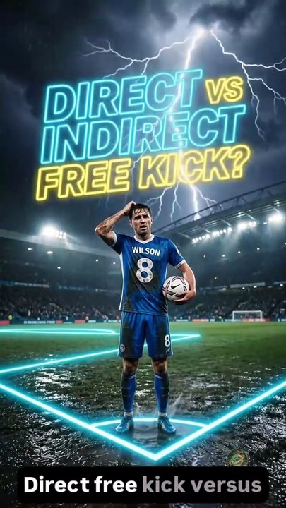 Direct vs Indirect Free Kick | Official Football Rules Explained