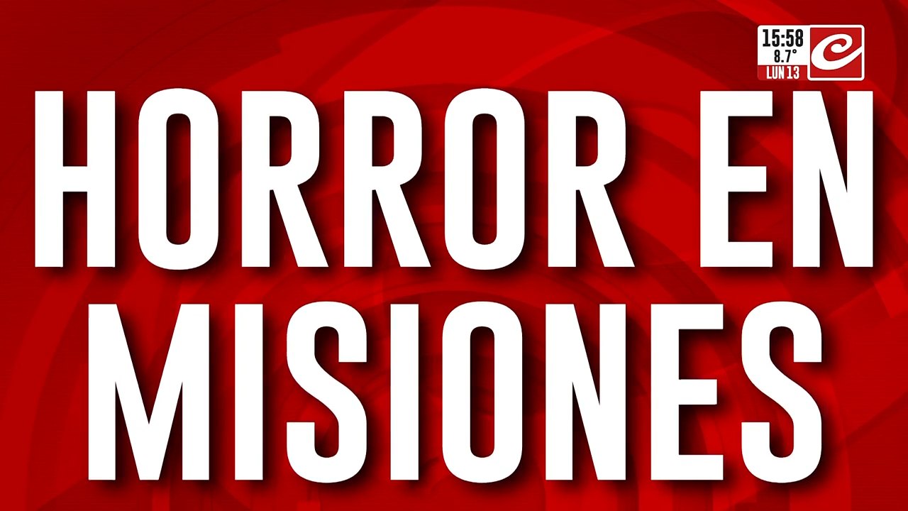Horror en Misiones: investigan la madre como posible homicida