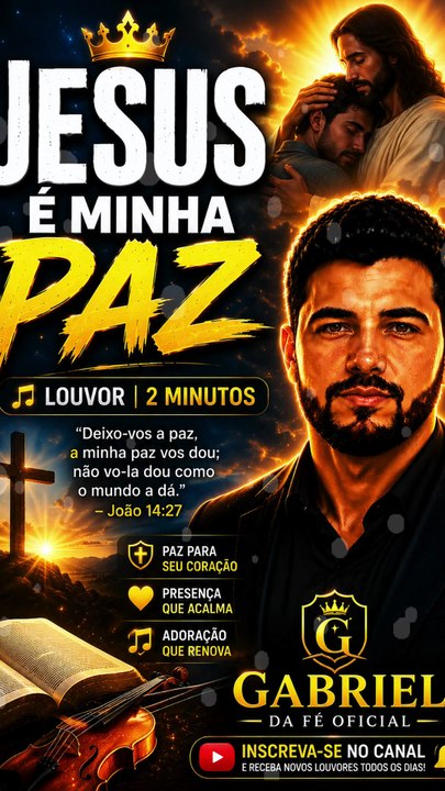 PARTE 2  🎵 Jesus é Minha Paz 🙏