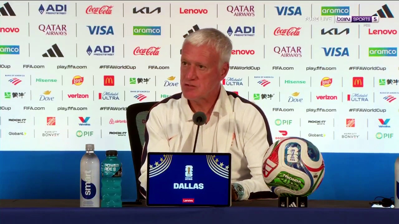Bleus - Deschamps : "Tchouaméni n'est pas à 100%, mais c'est une demi-finale de Coupe du Monde"