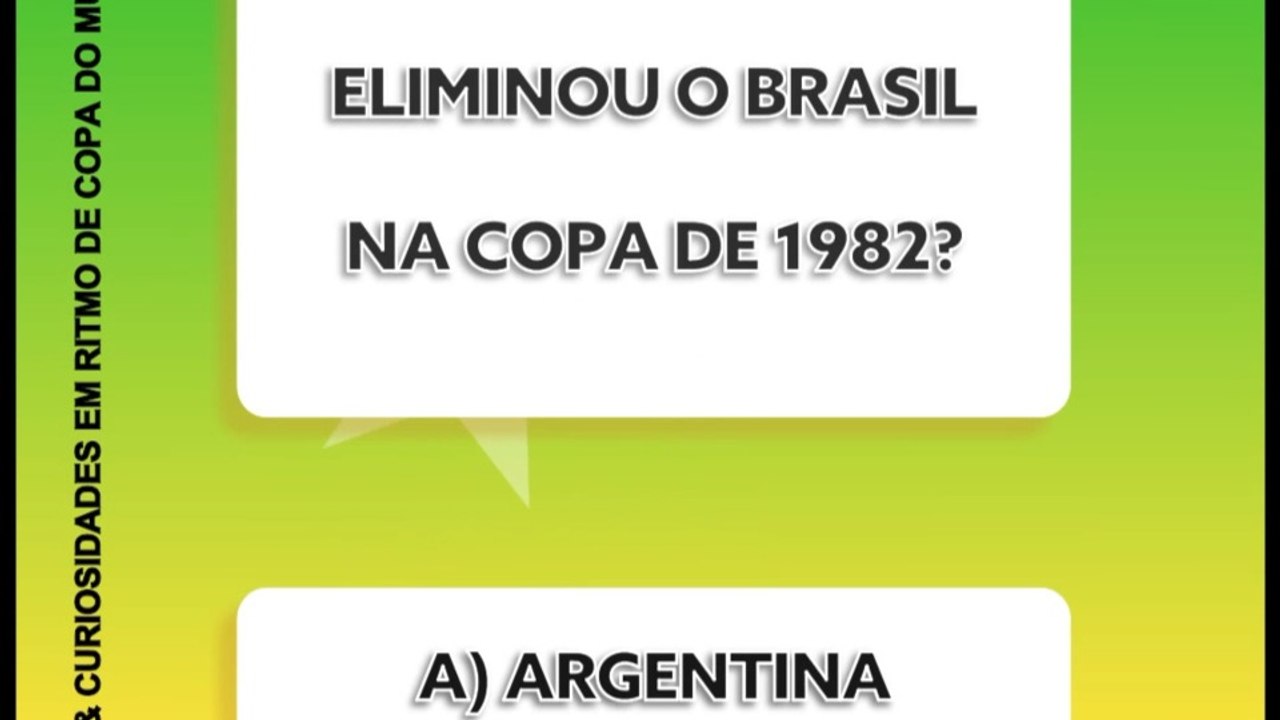 Quiz 29 - BRASIL RUMO AO HEXA!