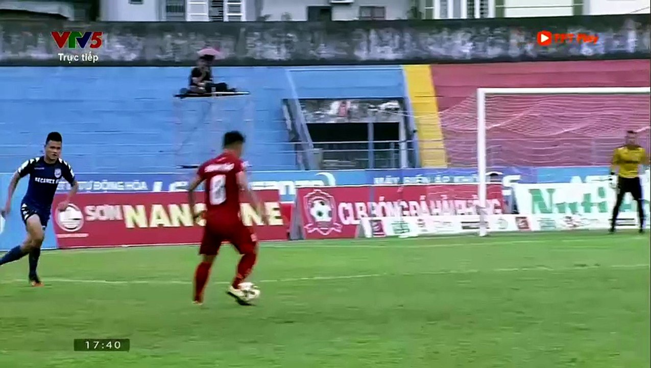 Hải Phòng 1-1 Becamex Bình Dương - Goals and Highlights (14/7/2018) | VTV5 HD (FPT Play)
