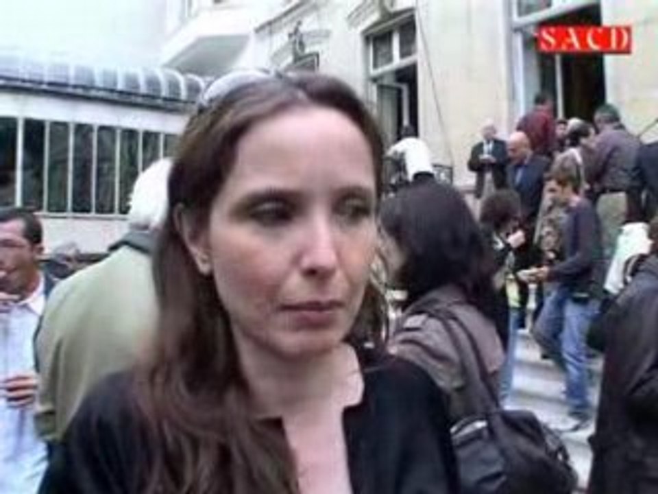 Julie Delpy / Prix SACD 2008 (nouveau talent cinéma)