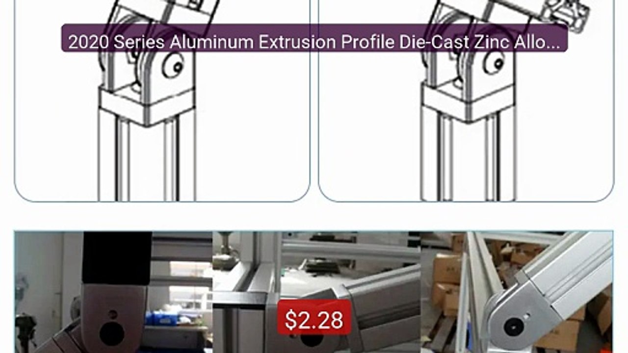 2020 Series Aluminum Extrusion Profile Die-Cast Zinc Alloy Flexible... -- Top Rated 2026 | Buy Now!