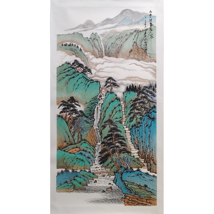 远山如黛近水含情