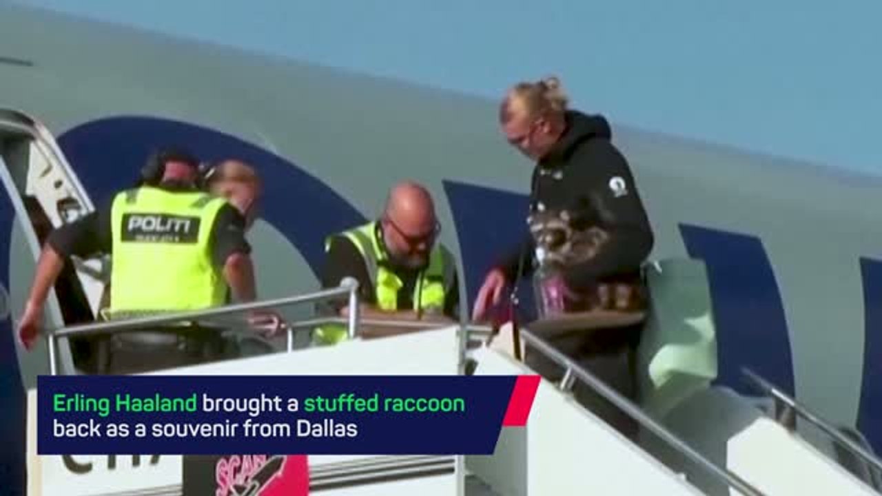 Haaland and Norway arrive to hero's welcome in Oslo