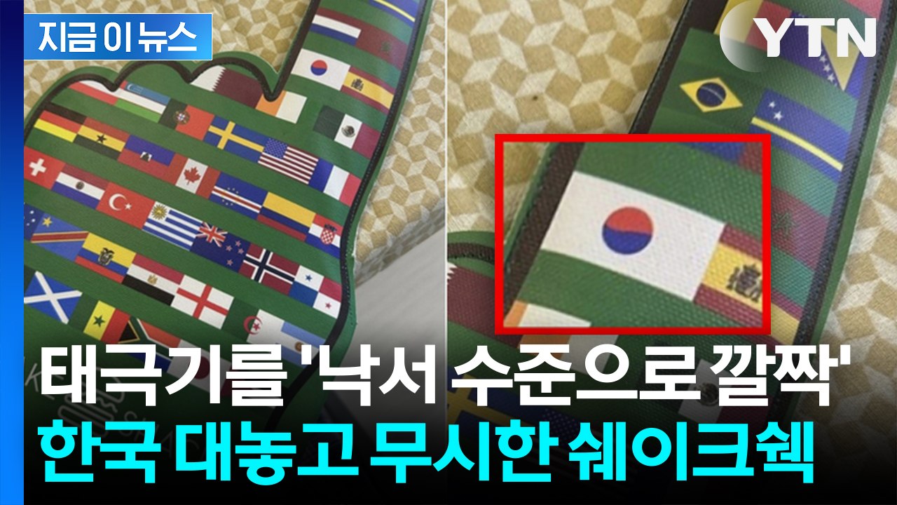 동그라미 하나 그리고 끝? 쉐이크쉑 '태극기 훼손 굿즈' 논란 [지금이뉴스] / YTN