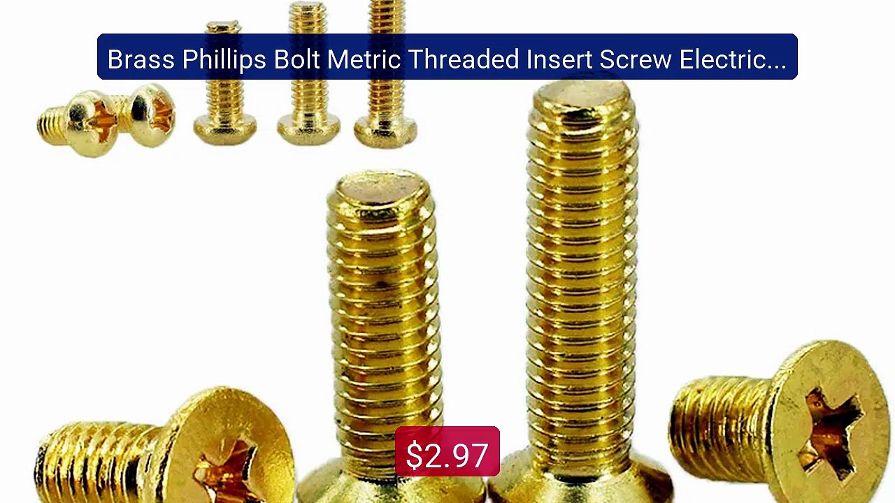 Brass Phillips Bolt Metric Threaded Insert Screw Electrical Machine... -- Top Rated 2026 | Buy Now!