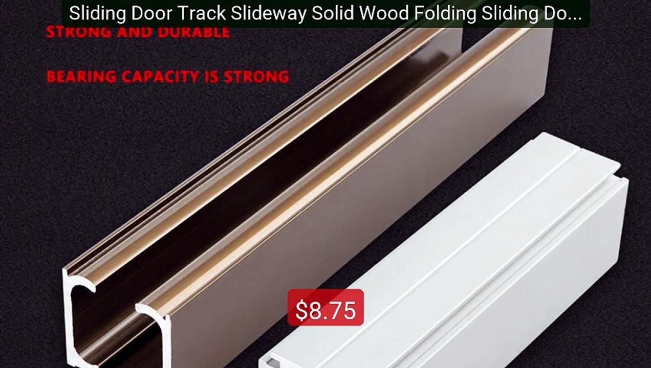 Sliding Door Track Slideway Solid Wood Folding Sliding Door... -- Top Pick 2026 | Unbeatable Price!