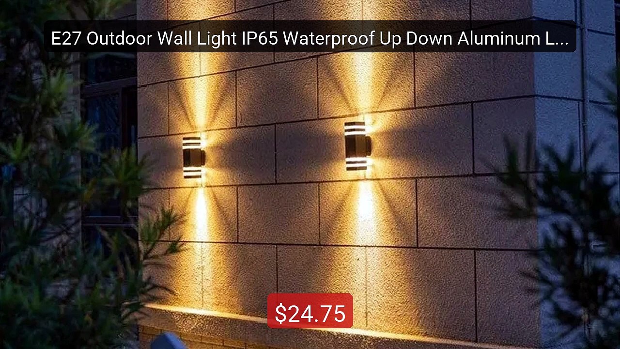 E27 Outdoor Wall Light IP65 Waterproof Up Down Aluminum Lights... -- Hot Deal 2026 | Limited Offer!