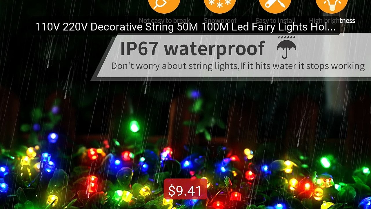 110V 220V Decorative String 50M 100M Led Fairy Lights Holid... -- Top Pick 2026 | Unbeatable Price!