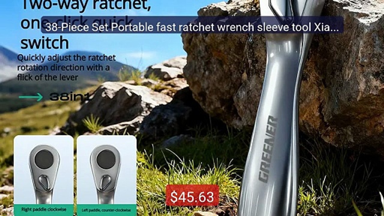 38-Piece Set Portable fast ratchet wrench sleeve tool Xiaofei ... -- Best Buy 2026 | Great Quality!