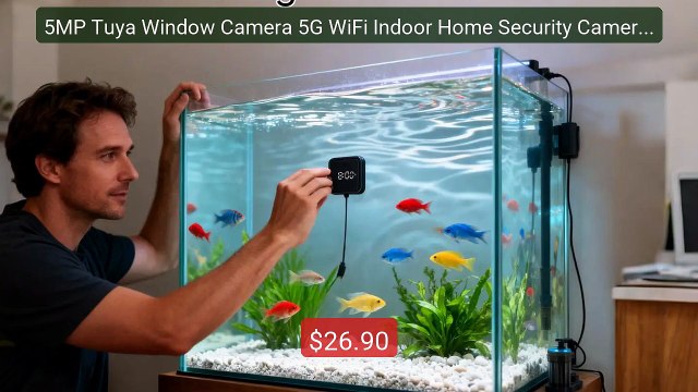 5MP Tuya Window Camera 5G WiFi Indoor Home Security Camera Color Ni... Top Rated 2026 | Buy Now!
