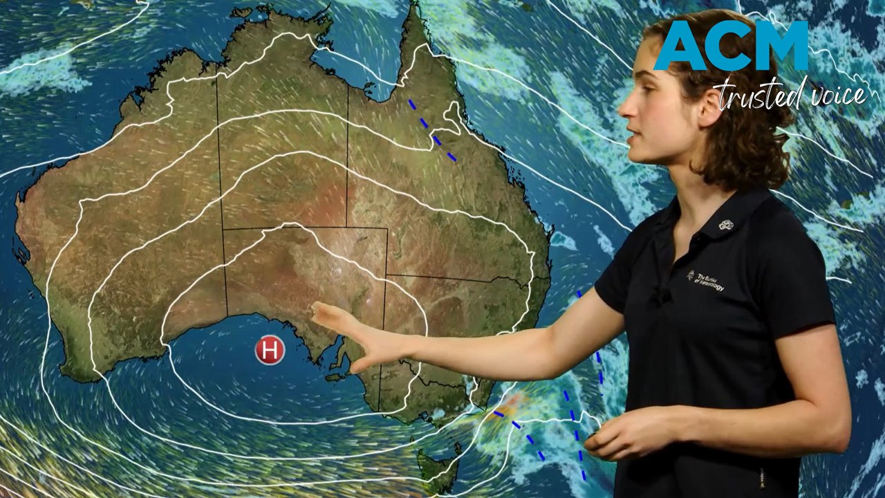 Settled weather in most places and coastal showers in NSW