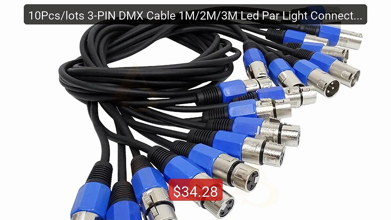 10Pcs/lots 3-PIN DMX Cable 1M/2M/3M Led Par Light Connection Cable ... -- Top Rated 2026 | Buy Now!