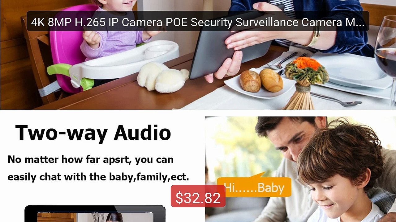 4K 8MP H.265 IP Camera POE Security Surveillance Camera Metal... -- Amazing Value 2026 | Must Have!