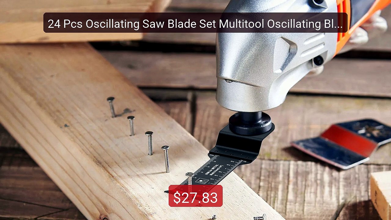 24 Pcs Oscillating Saw Blade Set Multitool Oscillating Blade H... -- Best Buy 2026 | Great Quality!