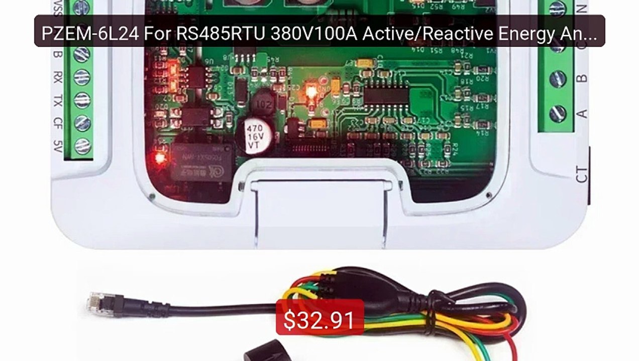 PZEM-6L24 For RS485RTU 380V100A Active/Reactive Energy And Voltage... -- Best Deal 2026 | Shop Now!