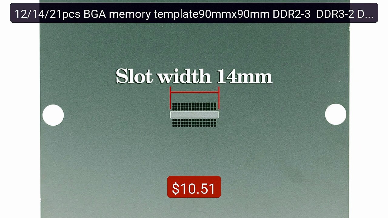 12/14/21pcs BGA memory template90mmx90mm DDR2-3  DDR3-2 DDR5 B... -- Best Buy 2026 | Great Quality!