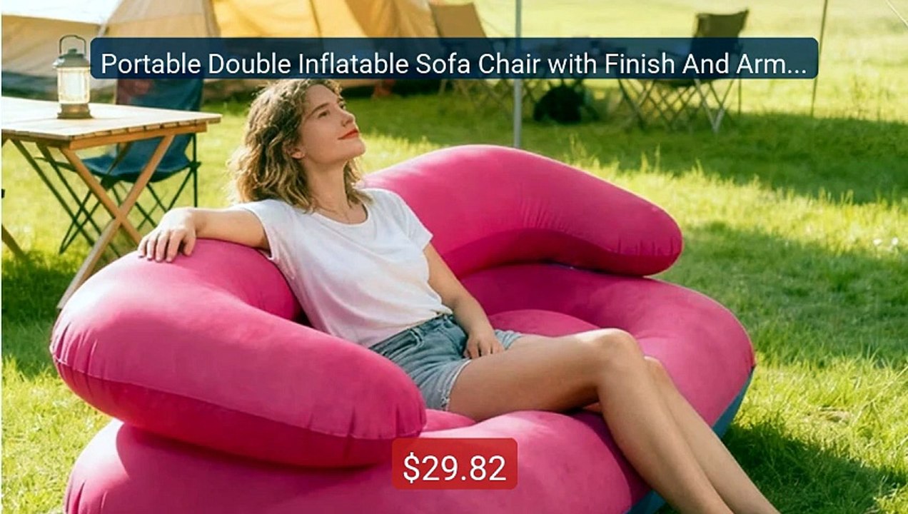 Portable Double Inflatable Sofa Chair with Finish And Armre... -- Top Pick 2026 | Unbeatable Price!