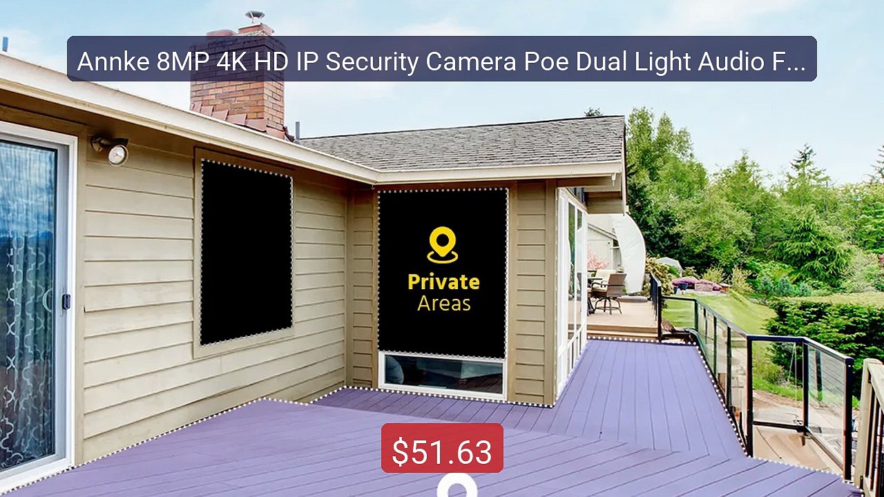 Annke 8MP 4K HD IP Security Camera Poe Dual Light Audio Fixed ... -- Best Buy 2026 | Great Quality!