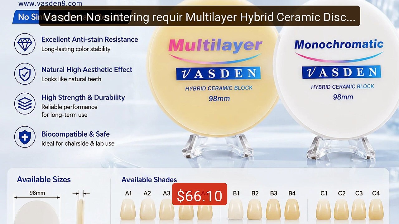 Vasden No sintering requir Multilayer Hybrid Ceramic Disc Monolaye... -- Best Deal 2026 | Shop Now!