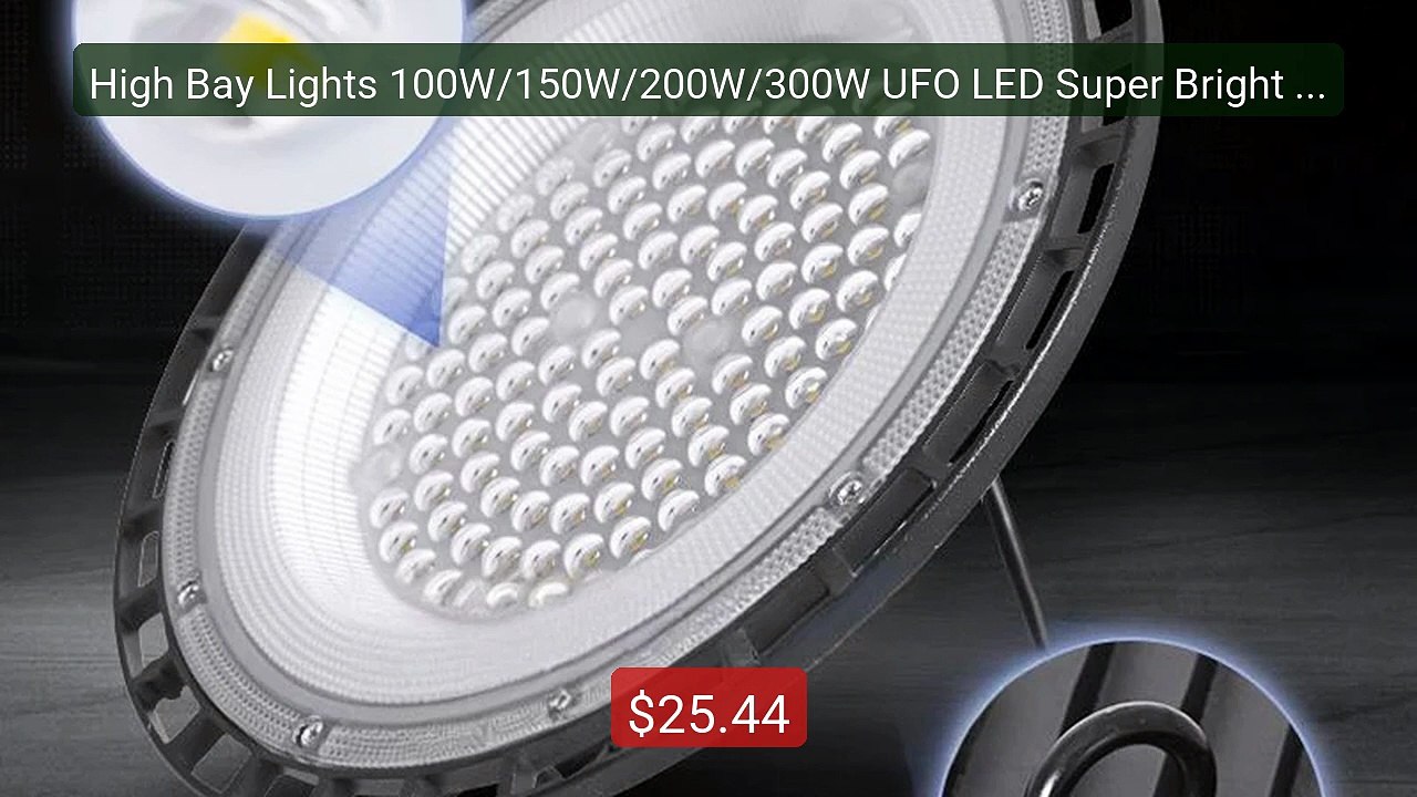 High Bay Lights 100W/150W/200W/300W UFO LED Super Bright Commercia... -- Best Deal 2026 | Shop Now!