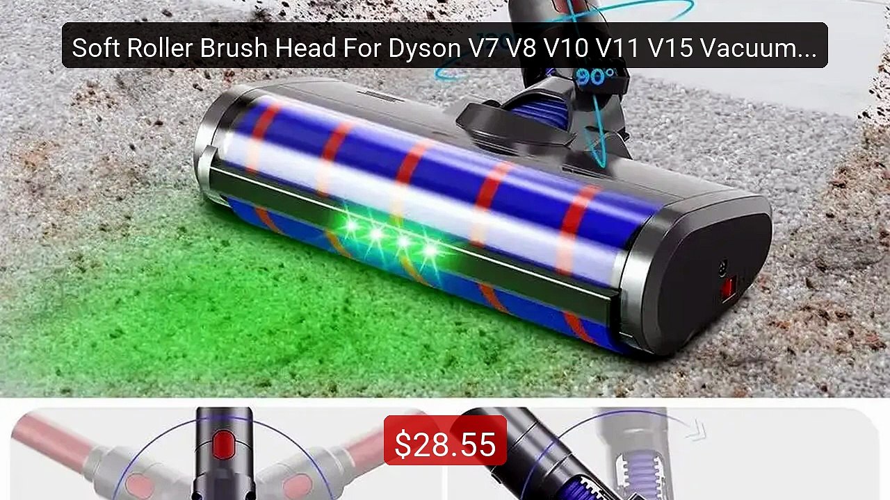 Soft Roller Brush Head For Dyson V7 V8 V10 V11 V15 Vacuum C... -- Top Pick 2026 | Unbeatable Price!