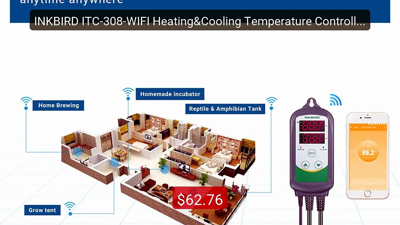 INKBIRD ITC-308-WIFI Heating&Cooling Temperature Controller Smart ... -- Best Deal 2026 | Shop Now!