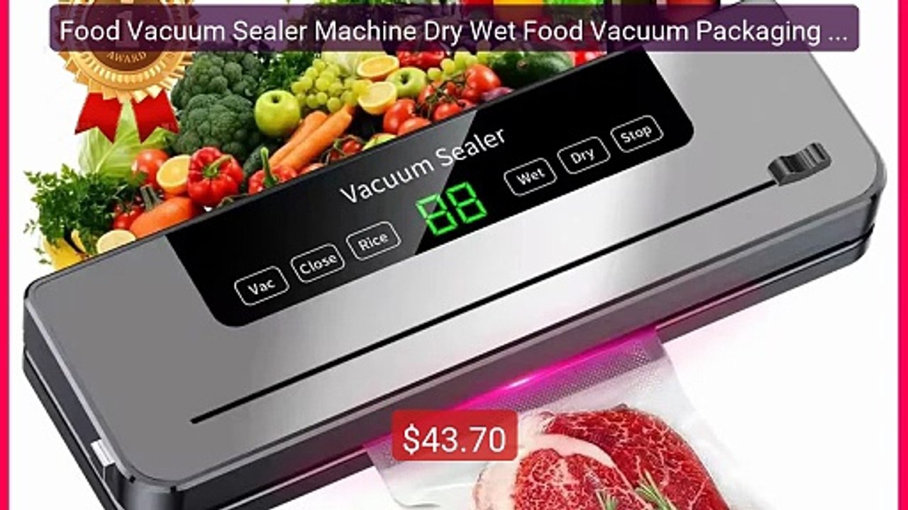 Food Vacuum Sealer Machine Dry Wet Food Vacuum Packaging Machine wi... -- Top Rated 2026 | Buy Now!