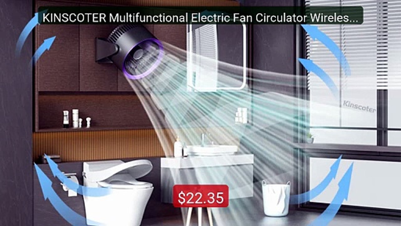 KINSCOTER Multifunctional Electric Fan Circulator Wireless ... -- Top Pick 2026 | Unbeatable Price!