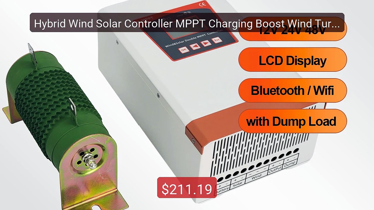 Hybrid Wind Solar Controller MPPT Charging Boost Wind Turbine Gene... -- Best Deal 2026 | Shop Now!