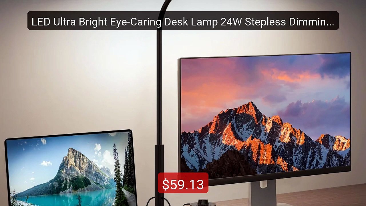LED Ultra Bright Eye-Caring Desk Lamp 24W Stepless Dimming Flexible... -- Top Rated 2026 | Buy Now!