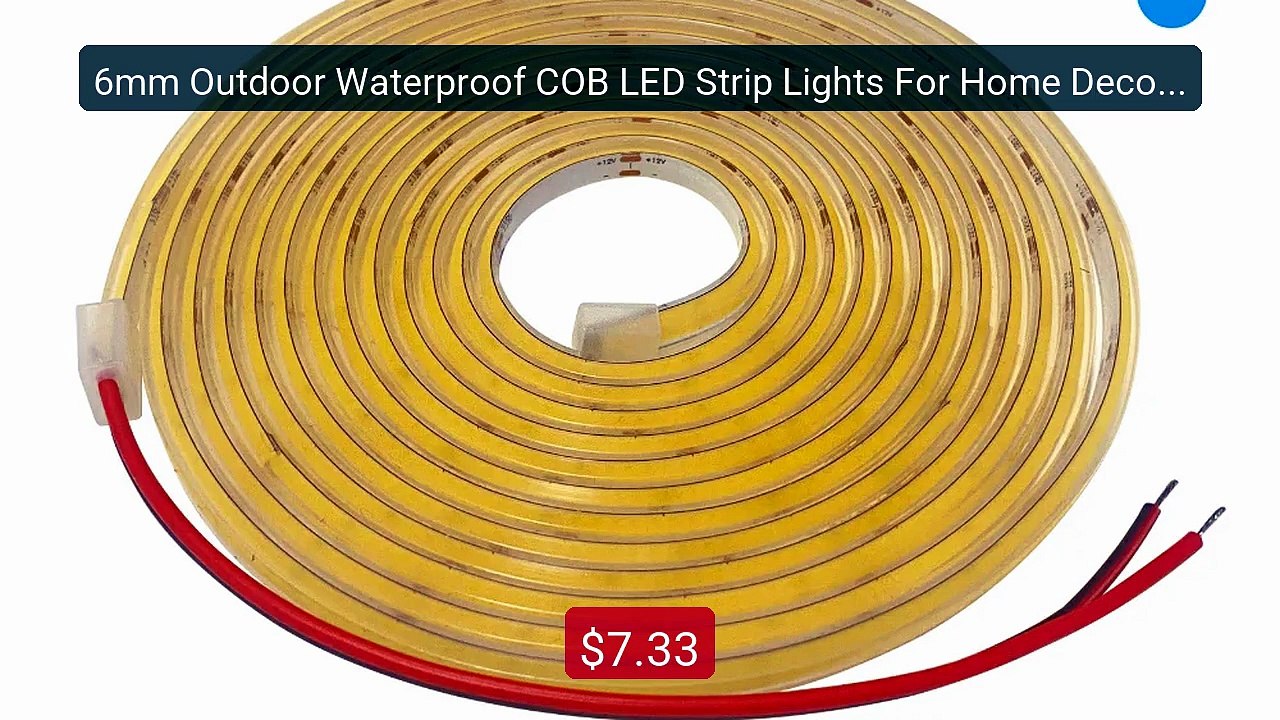 6mm Outdoor Waterproof COB LED Strip Lights For Home Decor DIY Car... -- Best Deal 2026 | Shop Now!