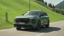 Audi Q7 SUV Agave Green Driving Video