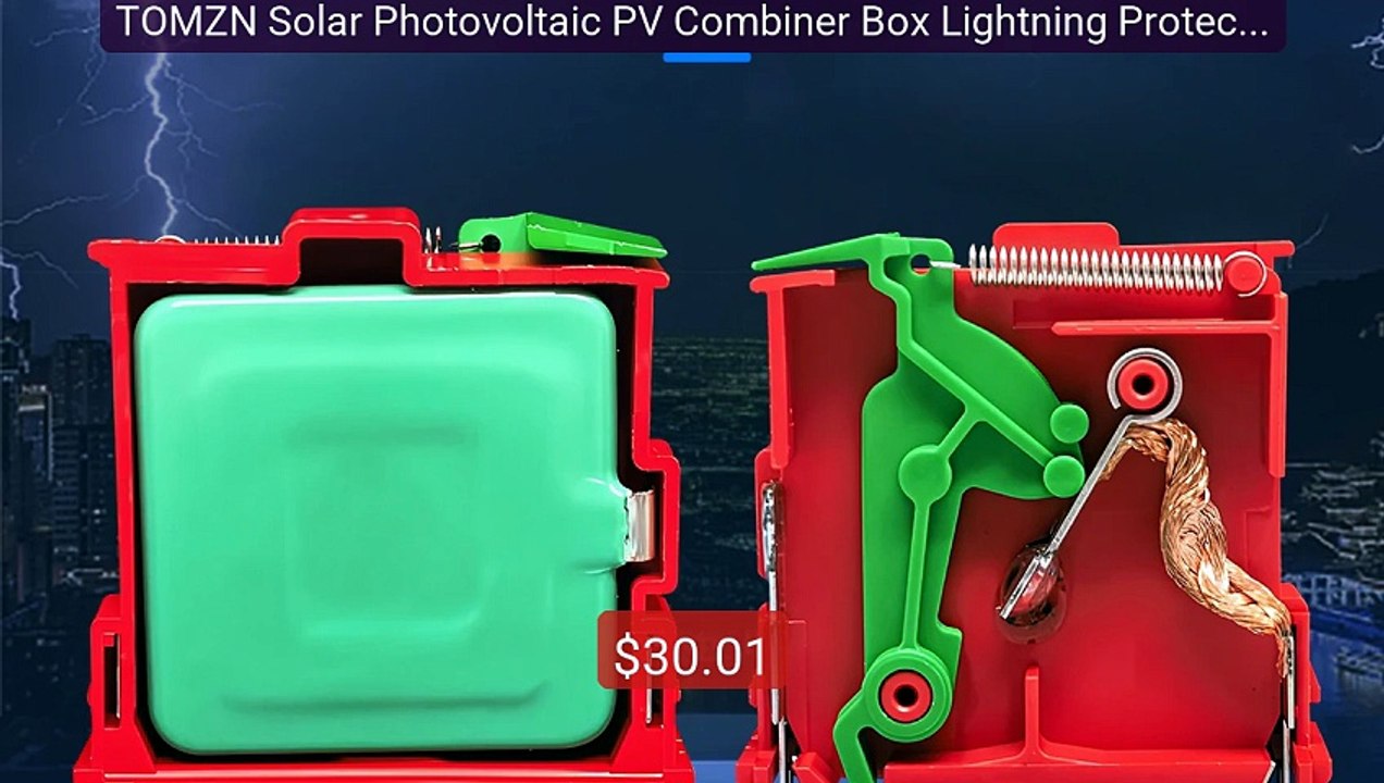 TOMZN Solar Photovoltaic PV Combiner Box Lightning Protection ... -- Hot Deal 2026 | Limited Offer!