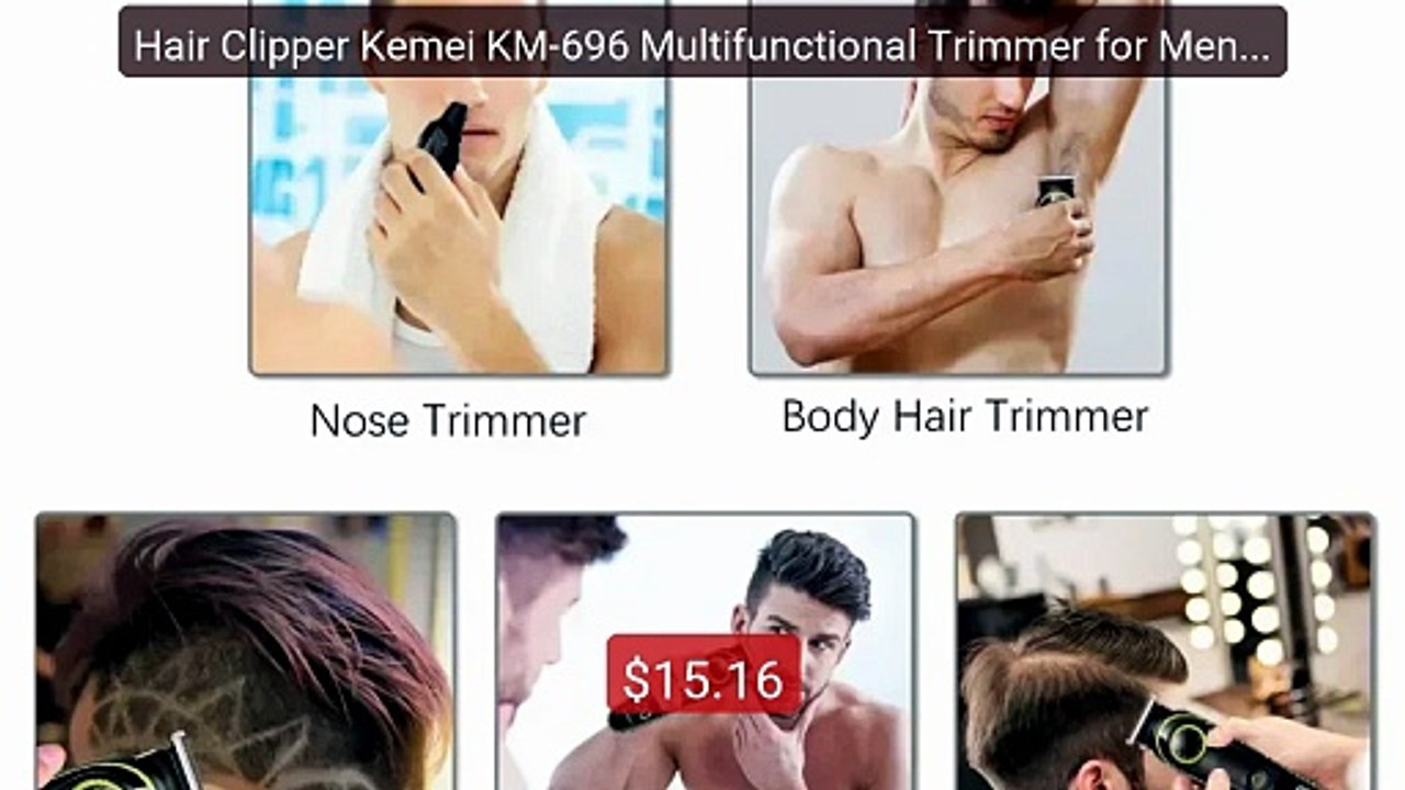 Hair Clipper Kemei KM-696 Multifunctional Trimmer for Men Elec... -- Hot Deal 2026 | Limited Offer!