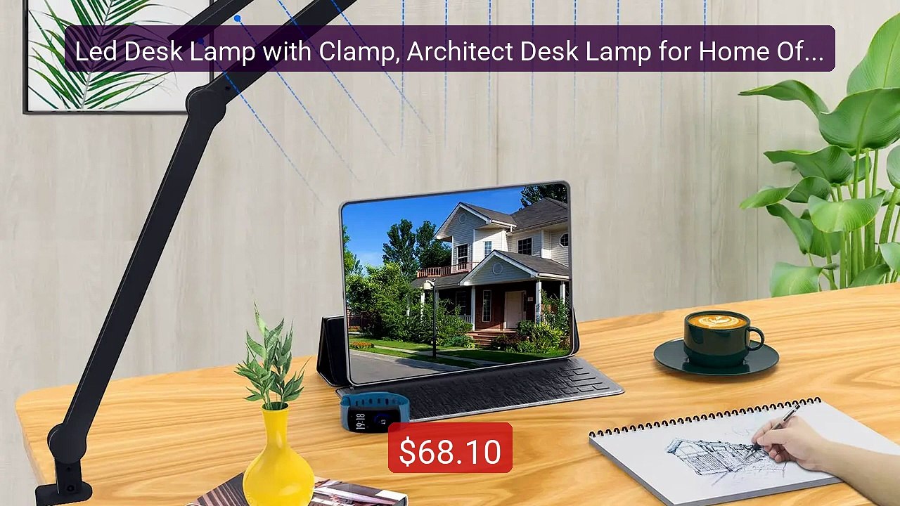 Led Desk Lamp with Clamp, Architect Desk Lamp for Home Office with... -- Best Deal 2026 | Shop Now!