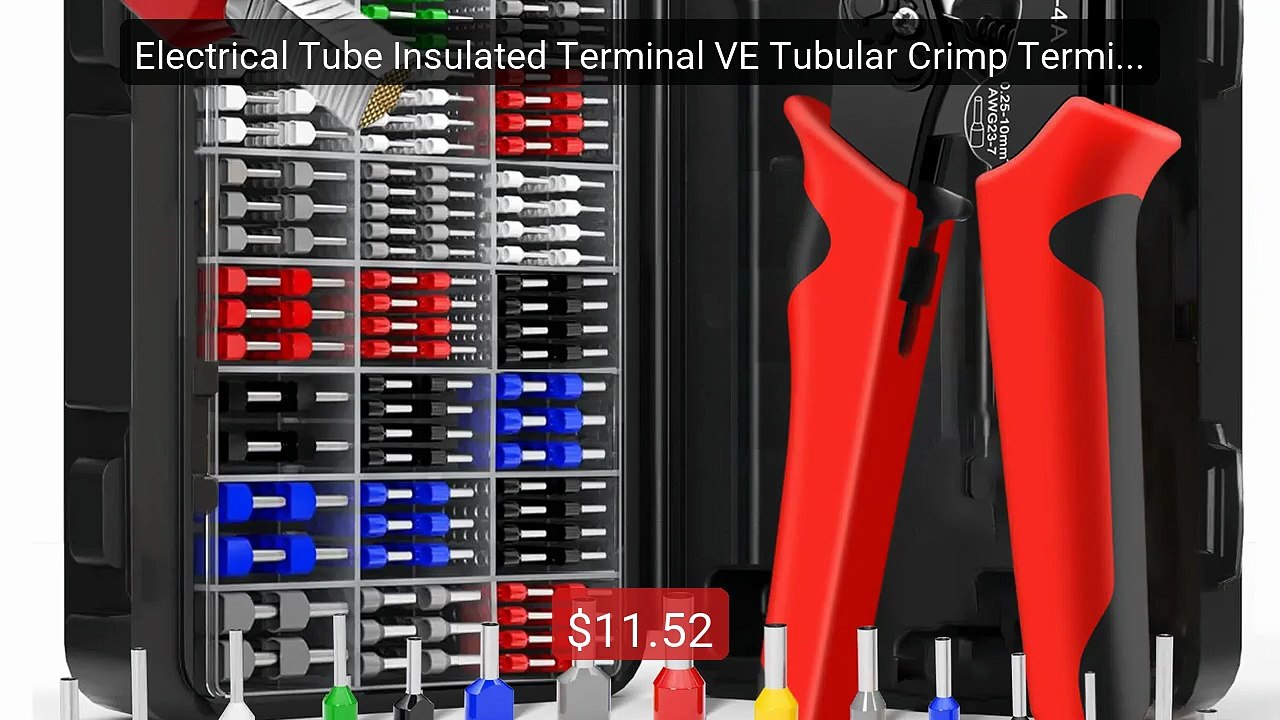 Electrical Tube Insulated Terminal VE Tubular Crimp Terminals... -- Amazing Value 2026 | Must Have!