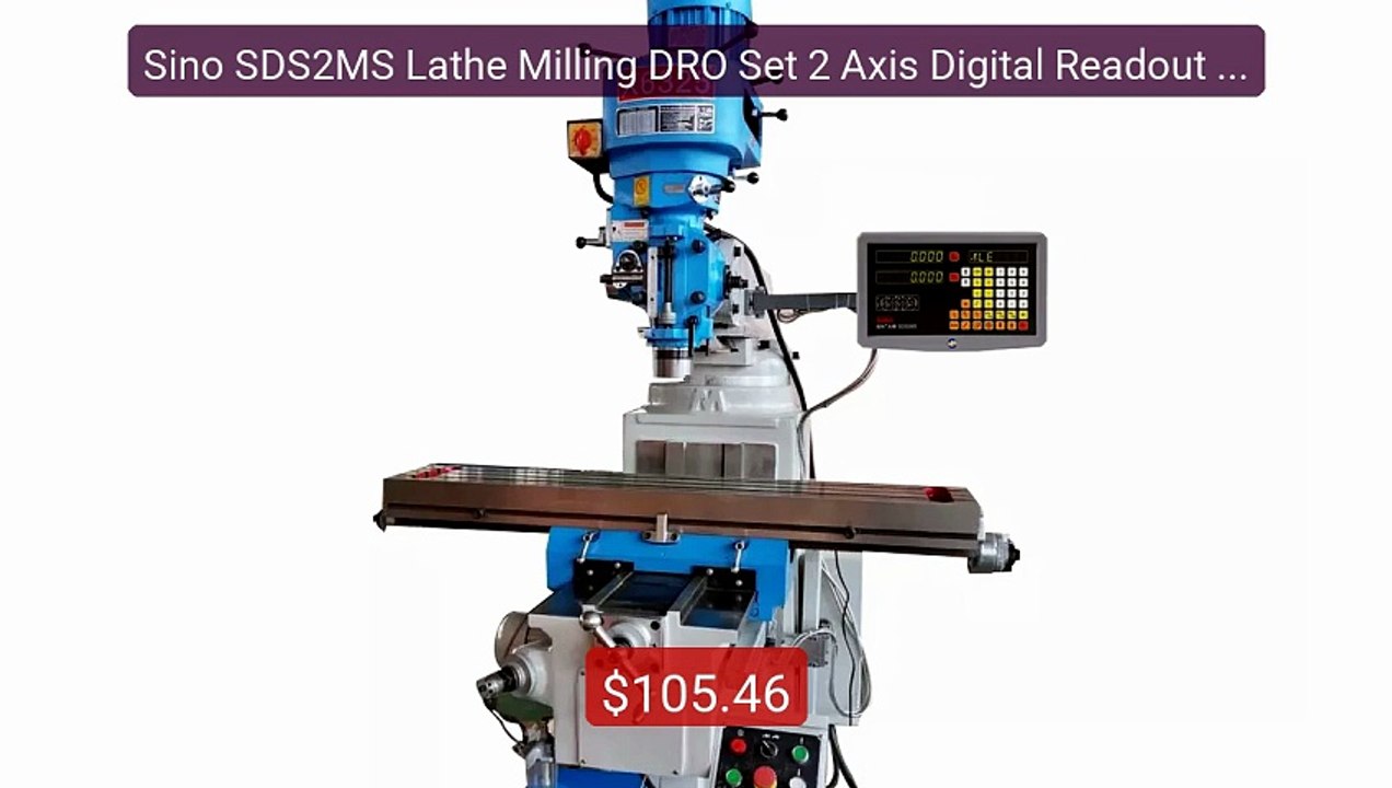 Sino SDS2MS Lathe Milling DRO Set 2 Axis Digital Readout KA300 Line... -- Top Rated 2026 | Buy Now!