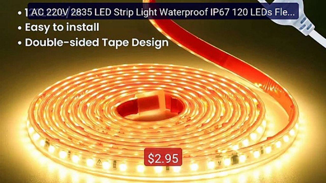 AC 220V 2835 LED Strip Light Waterproof IP67 120 LEDs Flexible Tap... -- Best Deal 2026 | Shop Now!