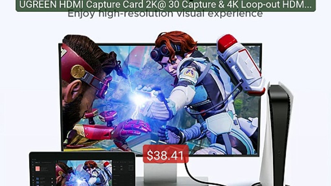 UGREEN HDMI Capture Card 2K@ 30 Capture & 4K Loop-out HDMI to... -- Amazing Value 2026 | Must Have!