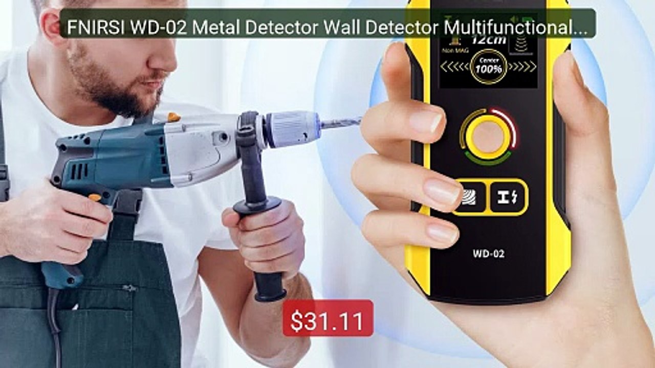 FNIRSI WD-02 Metal Detector Wall Detector Multifunctional W... -- Top Pick 2026 | Unbeatable Price!
