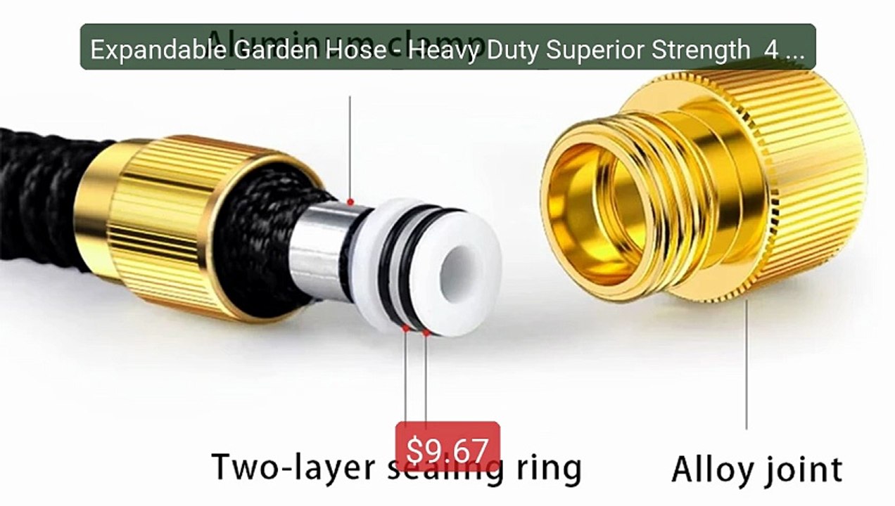 Expandable Garden Hose - Heavy Duty Superior Strength  4 -Layer Lat... -- Top Rated 2026 | Buy Now!