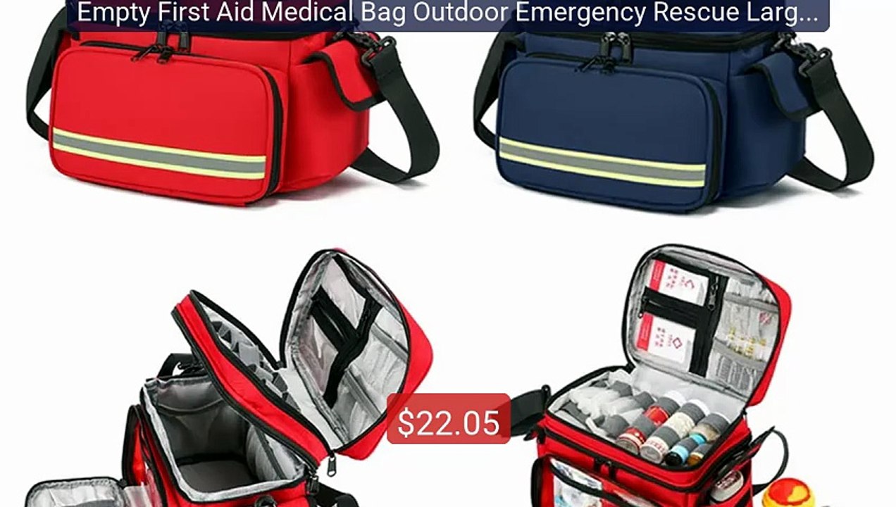 Empty First Aid Medical Bag Outdoor Emergency Rescue Large Cap... -- Hot Deal 2026 | Limited Offer!